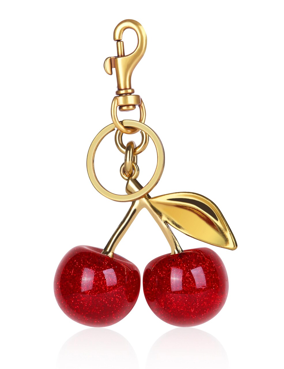 Cherry Bag Charm Cute Cherry Accessories Sparkling Purse Keychian Charms for Women
